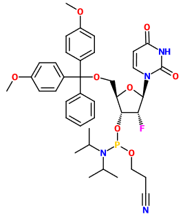 (image for) MC082405 5'-O-DMT-2'-Fluoro-2'-deoxyuridine 3'-CE phosphoramidite